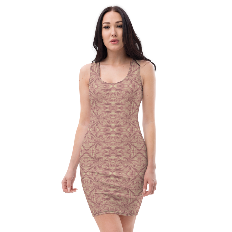 Product name: Recursia Tie-Dye Overdrive II Pencil Dress In Pink. Keywords: Clothing, Pencil Dress, Print: Tie-Dye Overdrive, Women's Clothing