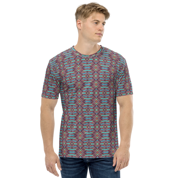 Product name: Recursia Tie-Dye Overdrive IV Men's Crew Neck T-Shirt. Keywords: Clothing, Men's Clothing, Men's Crew Neck T-Shirt, Men's Tops, Print: Tie-Dye Overdrive