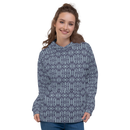 Product name: Recursia Tie-Dye Overdrive IV Women's Hoodie In Blue. Keywords: Athlesisure Wear, Clothing, Print: Tie-Dye Overdrive, Women's Hoodie, Women's Tops