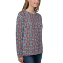 Product name: Recursia Tie-Dye Overdrive IV Women's Sweatshirt. Keywords: Athlesisure Wear, Clothing, Print: Tie-Dye Overdrive, Women's Sweatshirt, Women's Tops