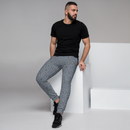 Product name: Recursia Zebrallusions Men's Joggers In Blue. Keywords: Athlesisure Wear, Clothing, Men's Athlesisure, Men's Bottoms, Men's Clothing, Men's Joggers, Print: Zebrallusions
