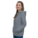 Product name: Recursia Zebrallusions Women's Hoodie In Blue. Keywords: Athlesisure Wear, Clothing, Women's Hoodie, Women's Tops, Print: Zebrallusions
