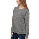 Product name: Recursia Zebrallusions Women's Sweatshirt. Keywords: Athlesisure Wear, Clothing, Women's Sweatshirt, Women's Tops, Print: Zebrallusions