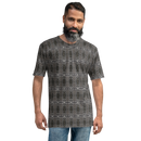 Product name: Recursia Zebrallusions I Men's Crew Neck T-Shirt. Keywords: Clothing, Men's Clothing, Men's Crew Neck T-Shirt, Men's Tops, Print: Zebrallusions