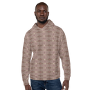 Product name: Recursia Zebrallusions I Men's Hoodie In Pink. Keywords: Athlesisure Wear, Clothing, Men's Athlesisure, Men's Clothing, Men's Hoodie, Men's Tops, Print: Zebrallusions