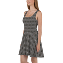 Product name: Recursia Zebrallusions I Skater Dress. Keywords: Clothing, Skater Dress, Women's Clothing, Print: Zebrallusions