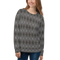 Product name: Recursia Zebrallusions I Women's Sweatshirt. Keywords: Athlesisure Wear, Clothing, Women's Sweatshirt, Women's Tops, Print: Zebrallusions