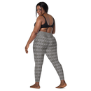 Product name: Recursia Zebrallusions Leggings With Pockets. Keywords: Athlesisure Wear, Clothing, Leggings with Pockets, Women's Clothing, Print: Zebrallusions