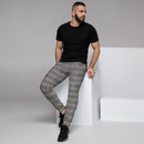 Product name: Recursia Zebrallusions II Men's Joggers. Keywords: Athlesisure Wear, Clothing, Men's Athlesisure, Men's Bottoms, Men's Clothing, Men's Joggers, Print: Zebrallusions