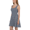 Product name: Recursia Zebrallusions II Skater Dress In Blue. Keywords: Clothing, Skater Dress, Women's Clothing, Print: Zebrallusions