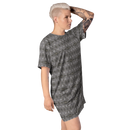 Product name: Recursia Zebrallusions T-Shirt Dress. Keywords: Clothing, T-Shirt Dress, Women's Clothing, Print: Zebrallusions