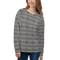 Product name: Recursia Zebrallusions II Women's Sweatshirt. Keywords: Athlesisure Wear, Clothing, Women's Sweatshirt, Women's Tops, Print: Zebrallusions